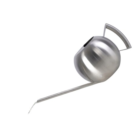 Konewka ozdobna podlewania SREBRNA wysokiej jakości stal Esschert DESIGN