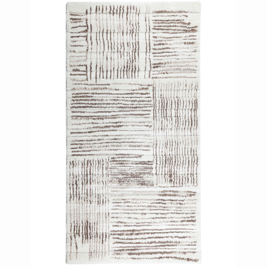 Dywan nowoczesny Mono 80x150 cm Abstrakcja kremowy