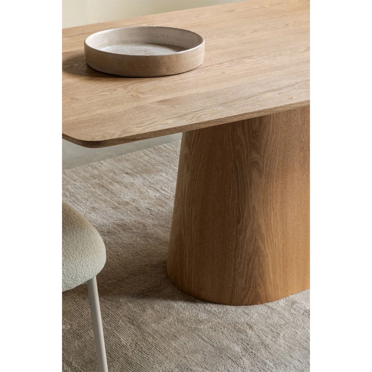 Prostokątny stół jadalniany z drewna 200x100 cm Aura