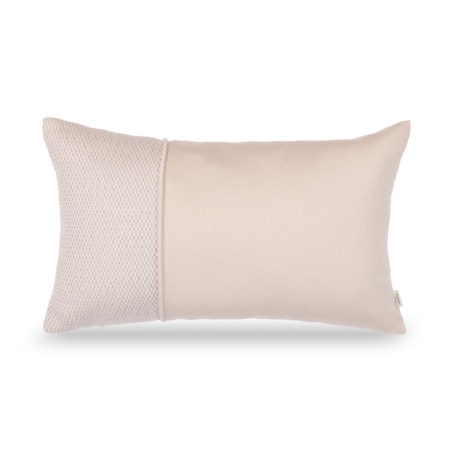 Poduszka dekoracyjna Porcelanowy Beż 50 x 30 cm
