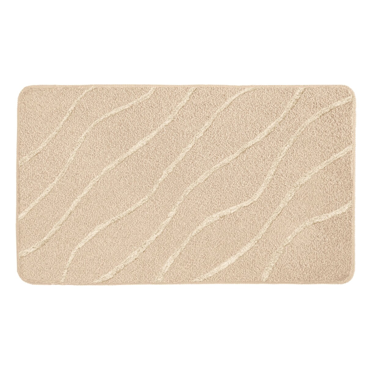 Kleine Wolke Tram Dywanik łazienkowy Caramel Beżowy 60x100 cm
