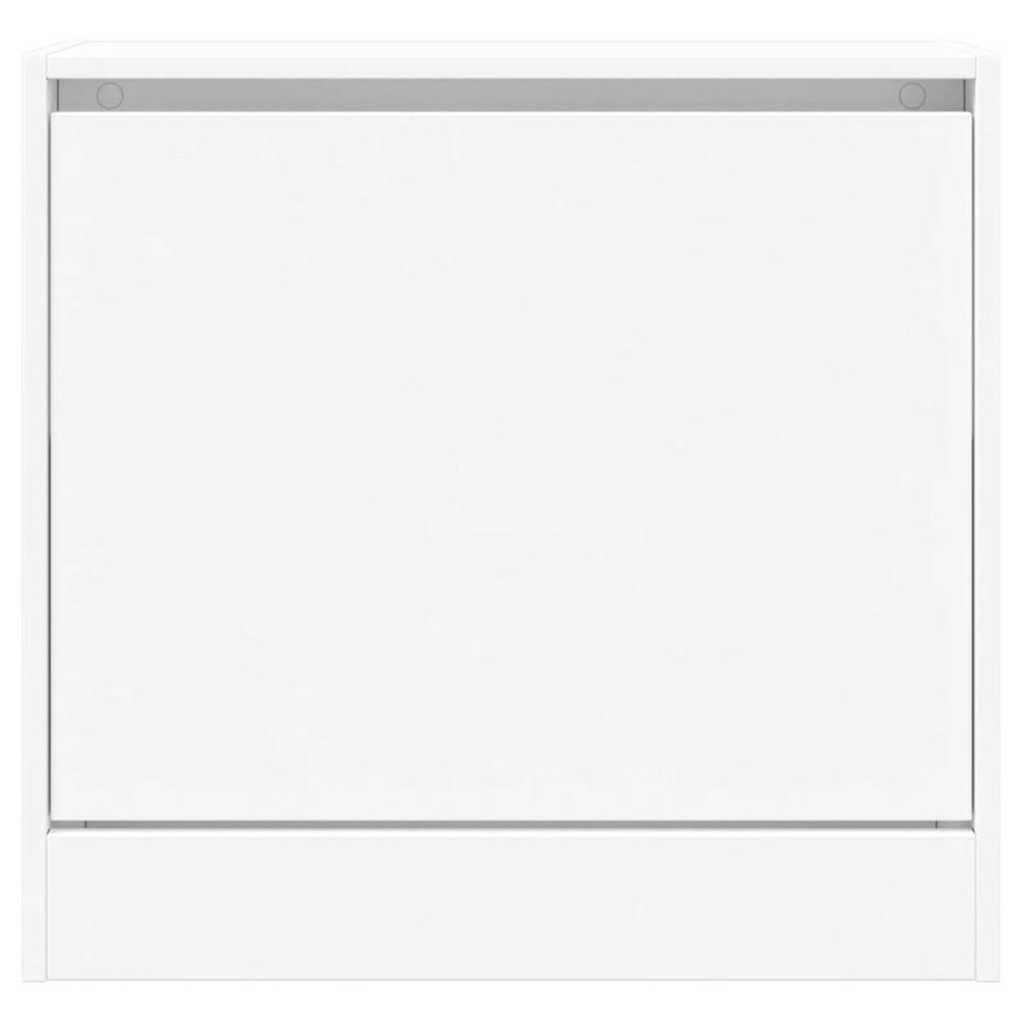 vidaXL Szafka na buty, biała, 60x21x57 cm, materiał drewnopochodny