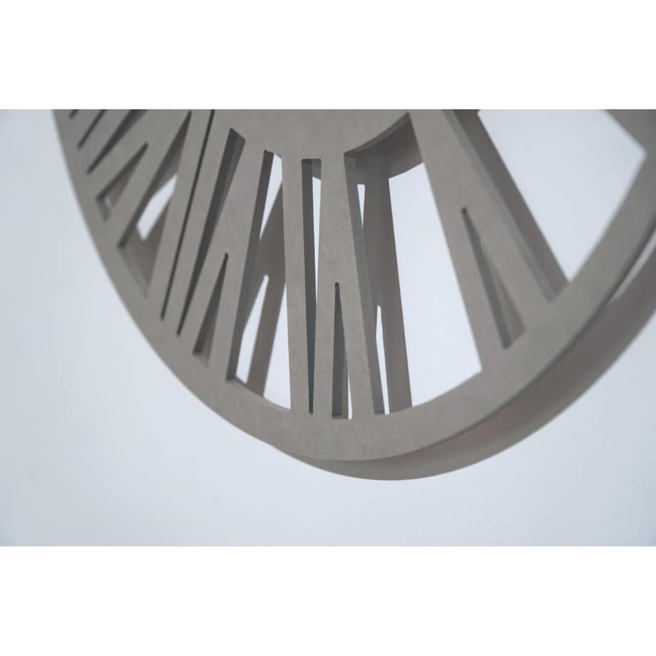 Duży zegar Loft Adulto 50cm szary