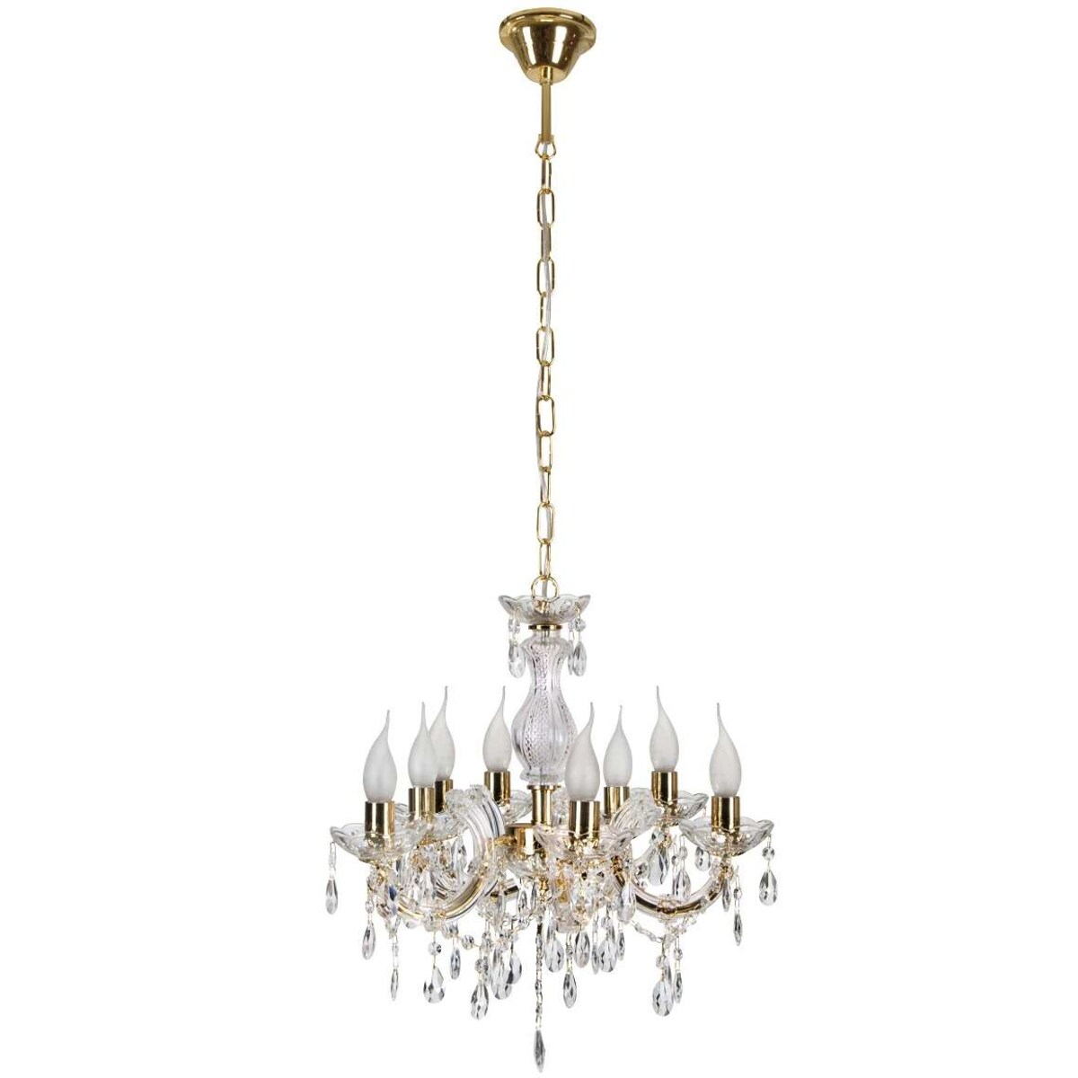 LAMPA wisząca maria teresa 38-94653 Candellux klasyczna OPRAWA świecznikowa pałacowy ZWIS żyrandol złoty