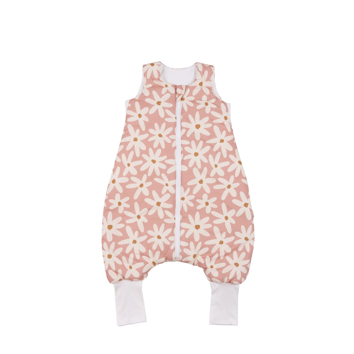 Śpiworek do spania z nogawkami blush daisies - M