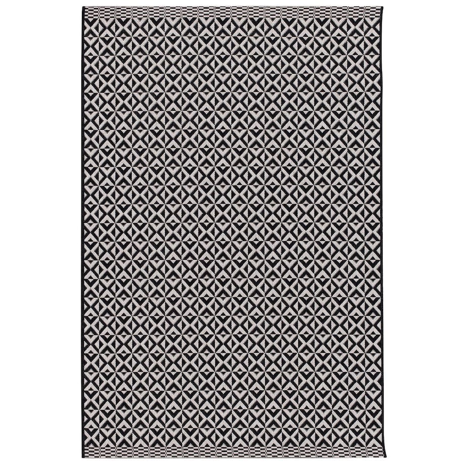 Dywan Modern Geometric black/beige 120x170cm, 120 x 170 cm