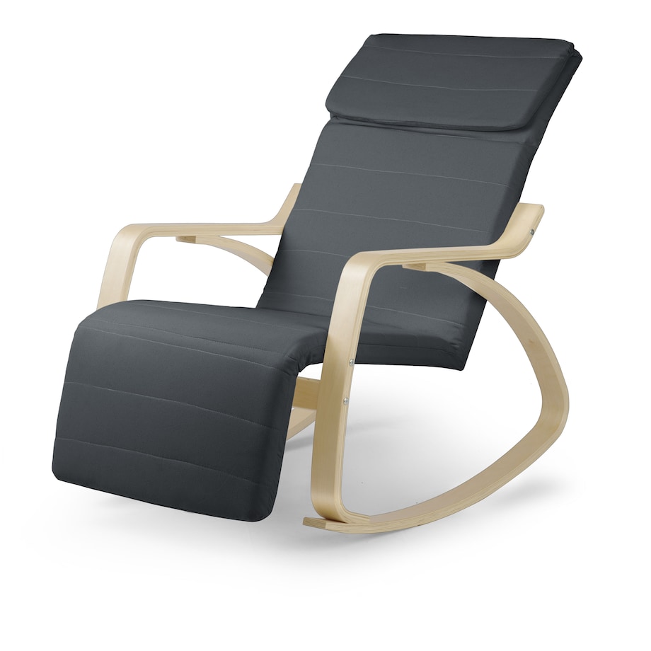 Fotel bujany na biegunach wypoczynkowy drewniany Sofotel Suzi