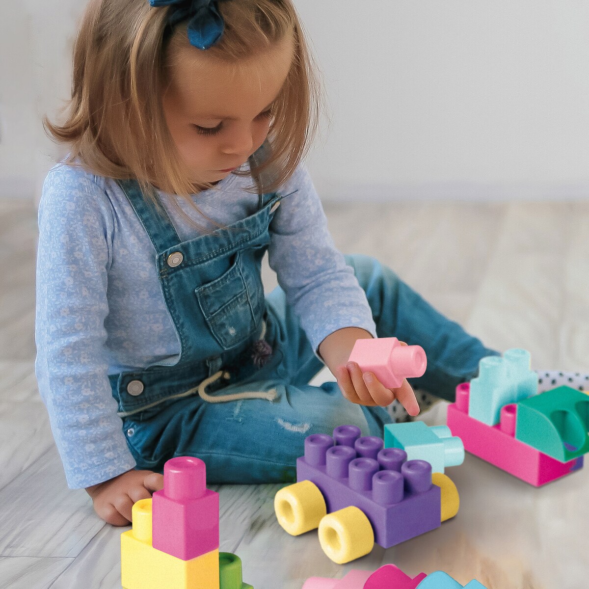 Big Blocks klocki 26 el. różowe