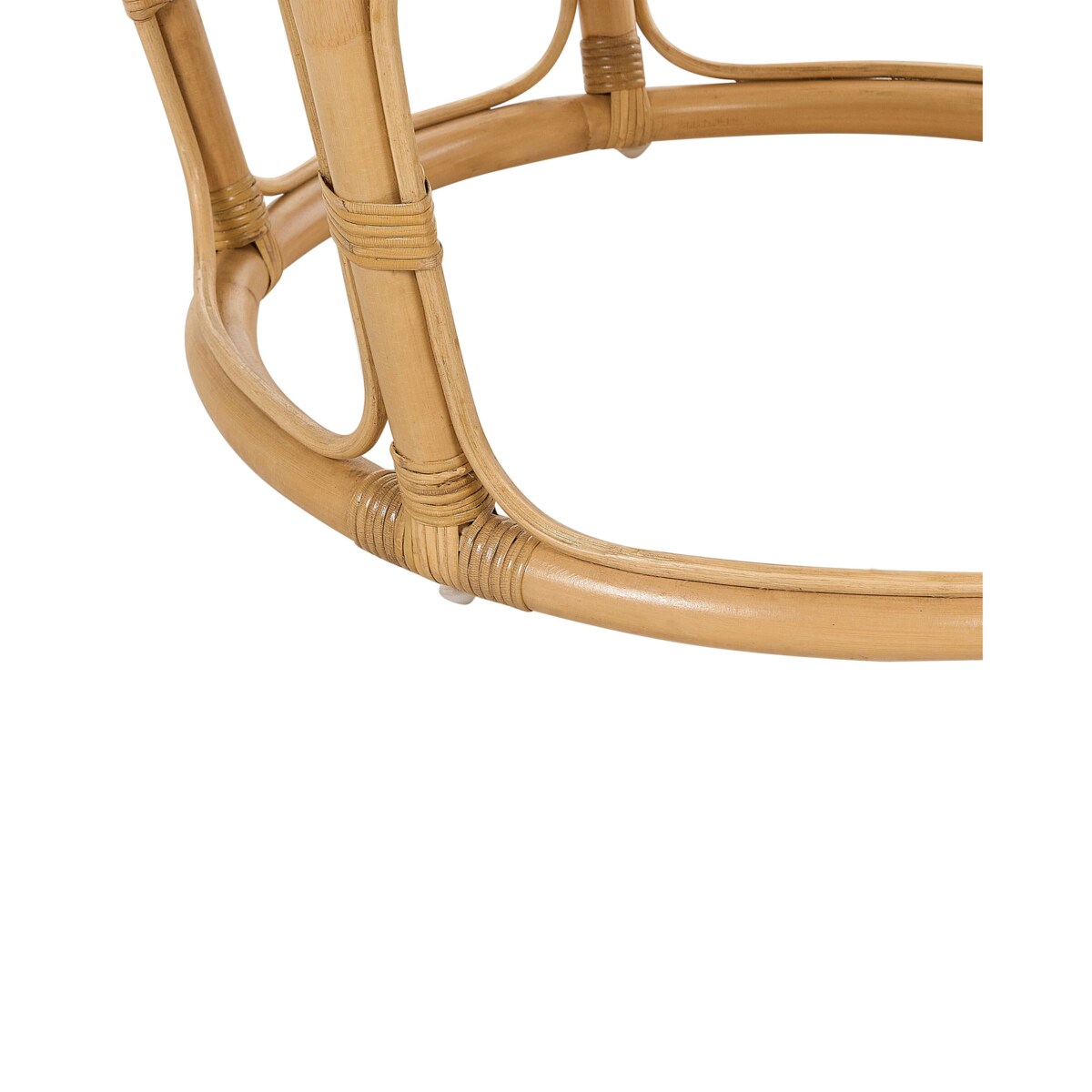 Krzesło ogrodowe Zestaw 2 Rattan Jasnobeżowy SALVO