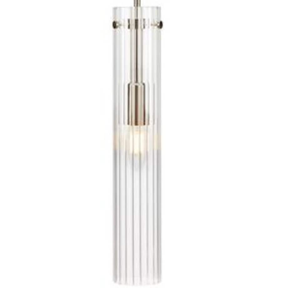 Loftowa LAMPA wisząca TUBO 108112 Markslojd szklana OPRAWA tuba zwis stal przezroczysty