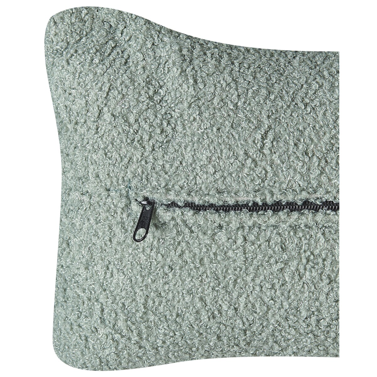 Fotel boucle zielony OTSBY