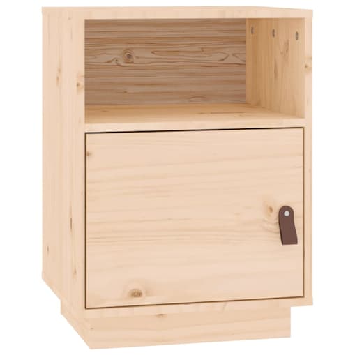 vidaXL Szafka nocna, 40x34x55 cm, lite drewno sosnowe