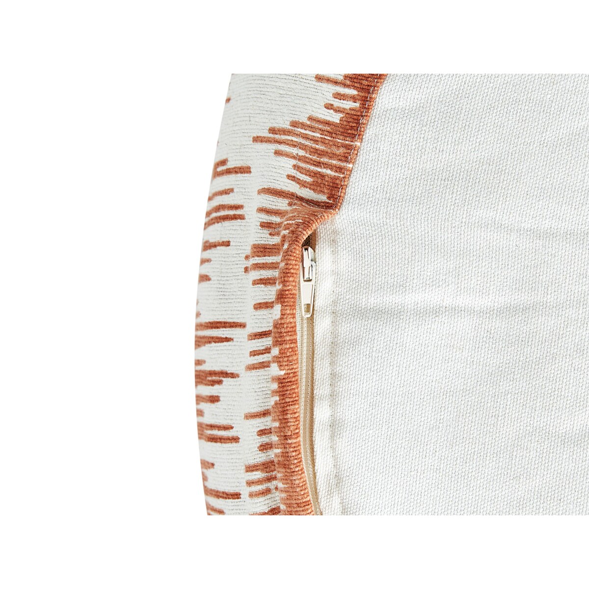 Puf 50 x 30 cm biało-czerwony KAWAI