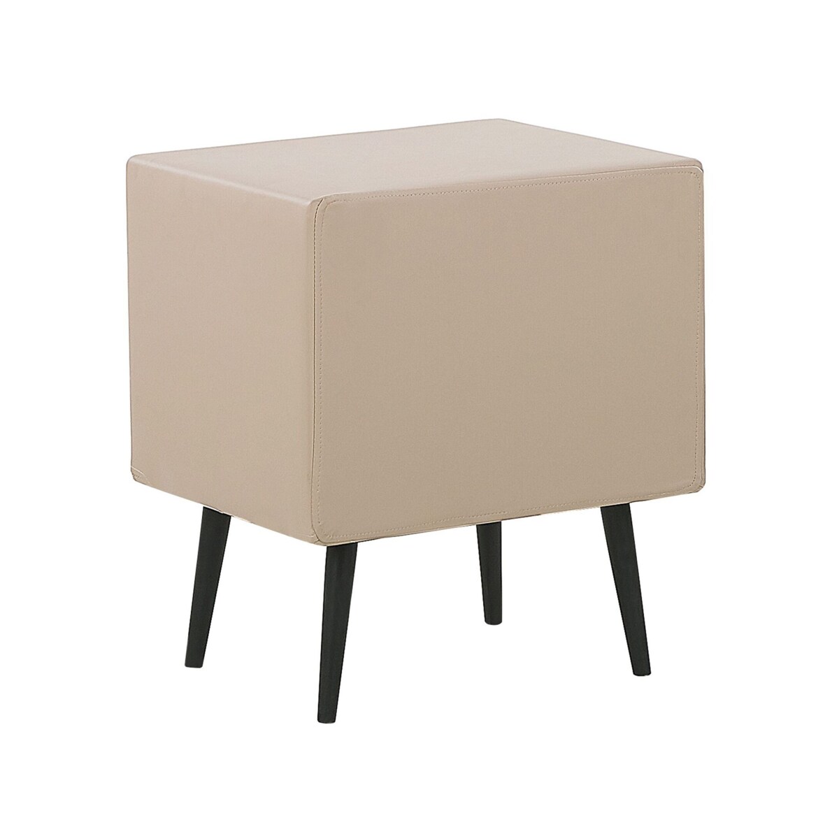 Szafka nocna ekoskóra beżowa ESSONNE