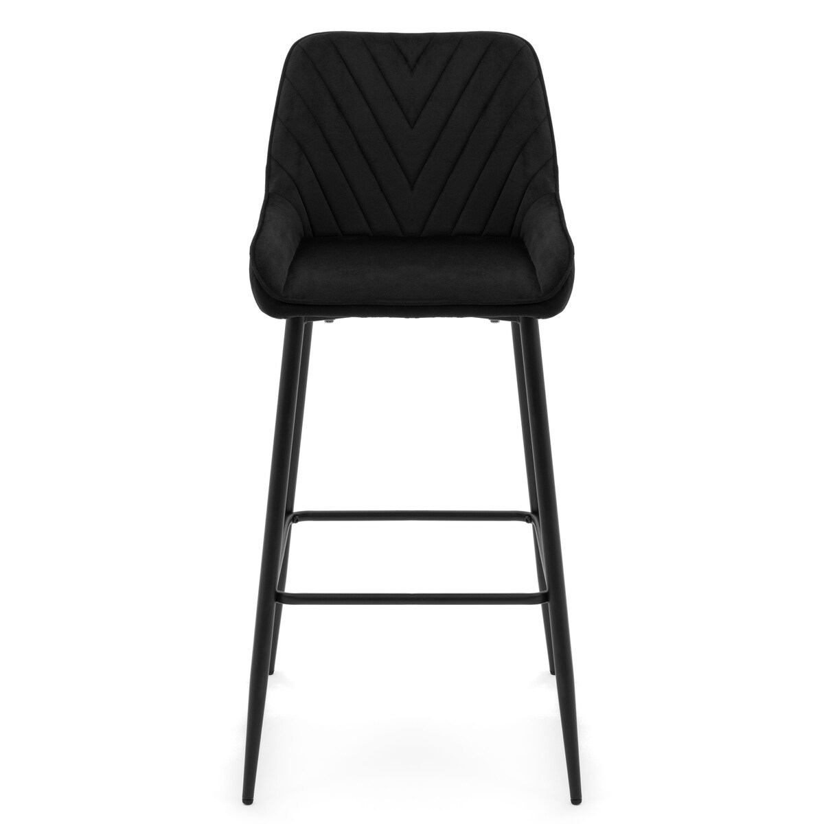 Hoker tapicerowany welurowy do salonu jadalni barowy glamour VASTO