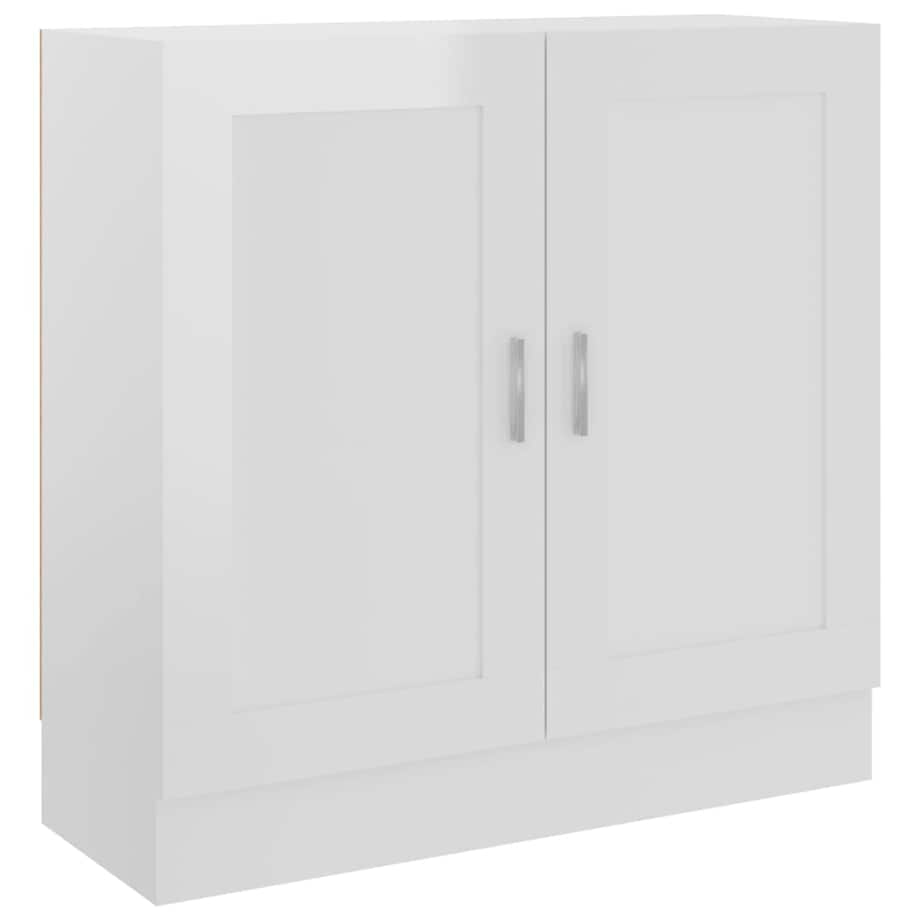 vidaXL Szafka, biała z połyskiem, 82,5x30,5x80 cm