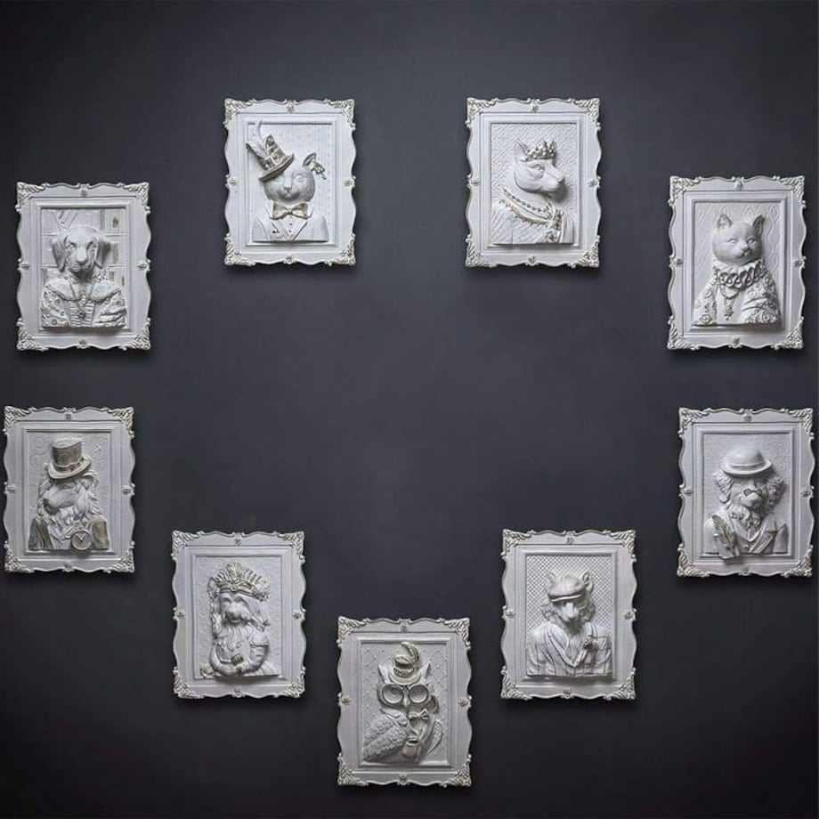 Malowanie 3D - Płaskorzeźba Mądra sowa