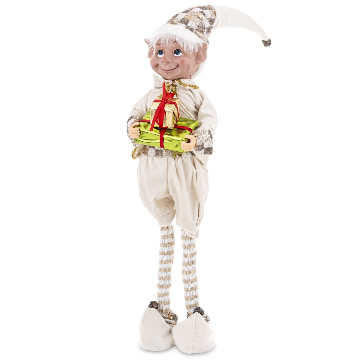 Dekoracja - figurka ELFIK 62x17x36 cm uśmiechnięty