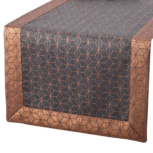 Bieżnik Glamour LX-6116-2187 - 40x240 cm - złoty
