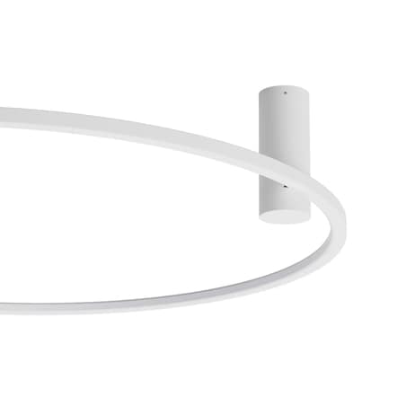 Plafon do salonu Ringa CL0112-L-W Yaskr LED 45W 3000-4000K IP44 biały