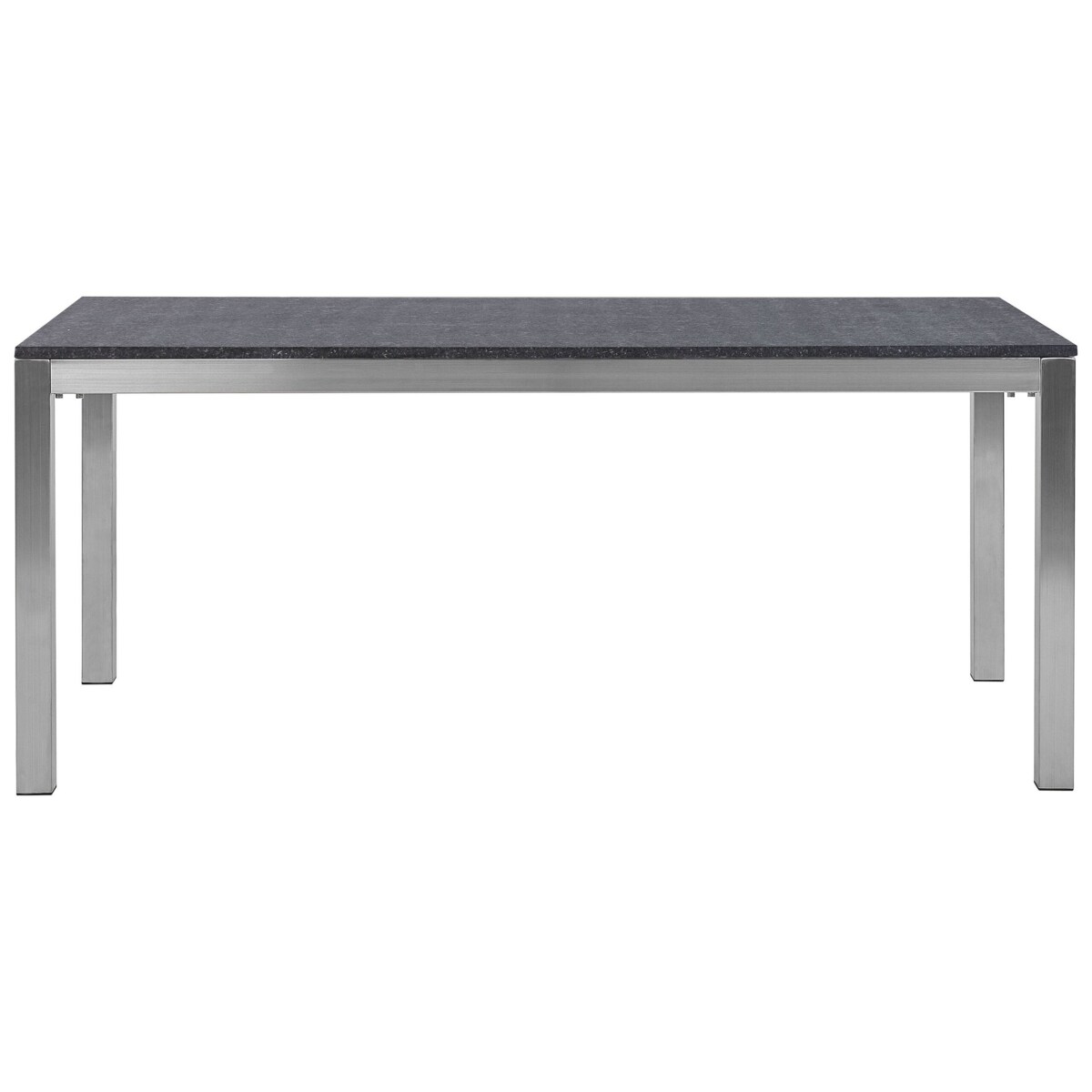 Stół ogrodowy granit palony 180 x 90 cm czarny GROSSETO