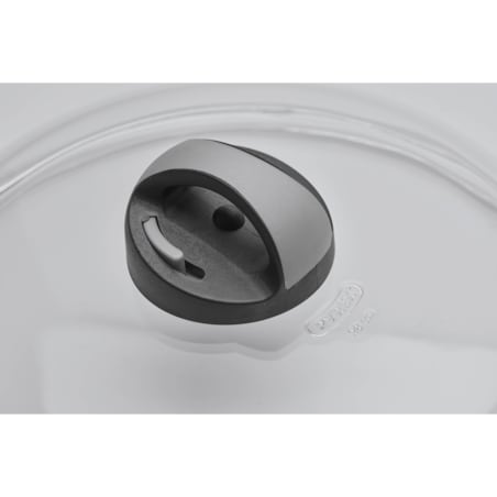 Szklana pokrywka z regulacją pary - 24 cm