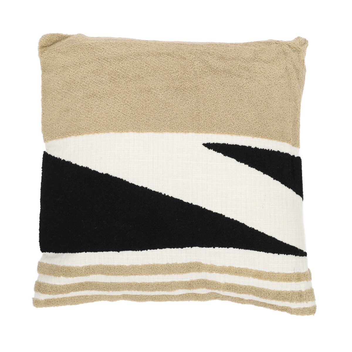 Ozdobna poduszka w geometryczny wzór, 45 x 45 cm