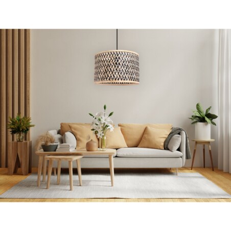 Lampa wisząca pleciona Boho Bamboo APP1543-1CP
