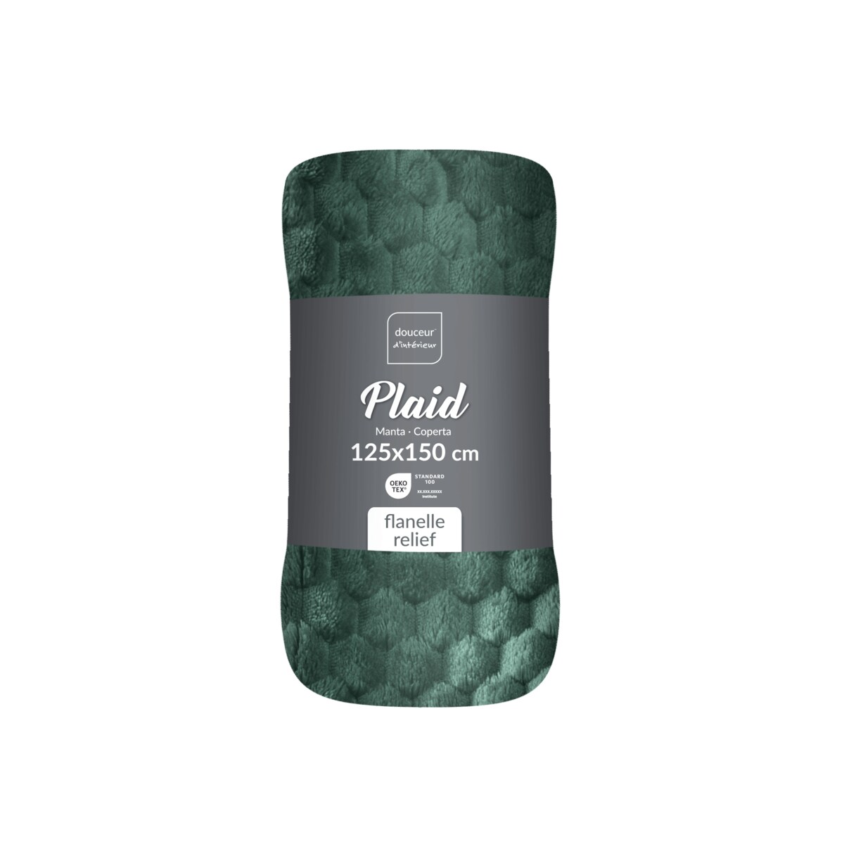 Narzuta flanelowa 125 x 150 cm FROSTY