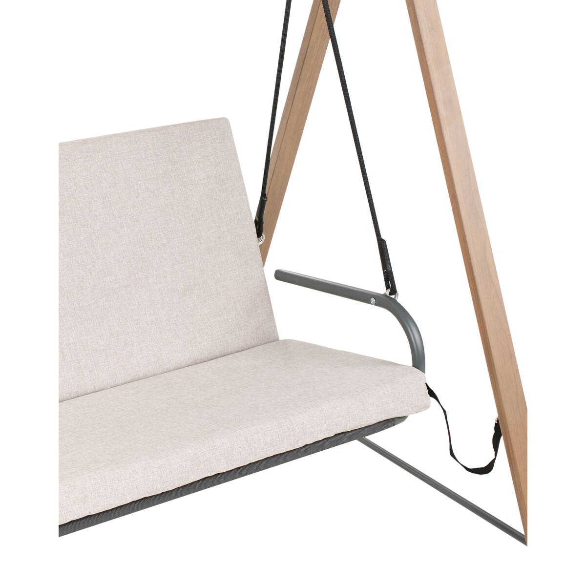 Huśtawka ogrodowa BONAGIA Metal Beżowy