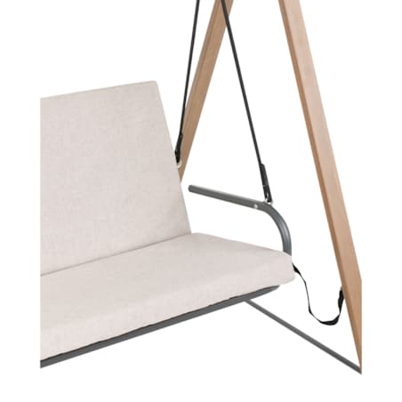 Huśtawka ogrodowa BONAGIA Metal Beżowy