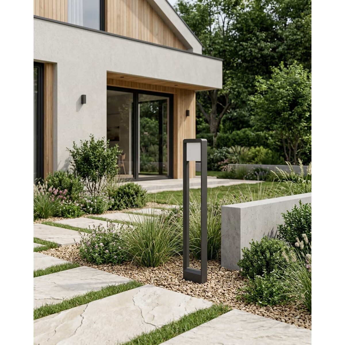 Lampa ogrodowa stojąca K-8265 z serii MILANO GREY