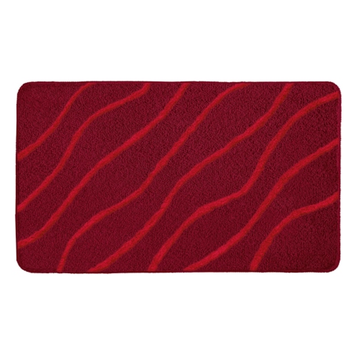 Kleine Wolke Tram Dywanik łazienkowy Red Czerwony 80x140 cm