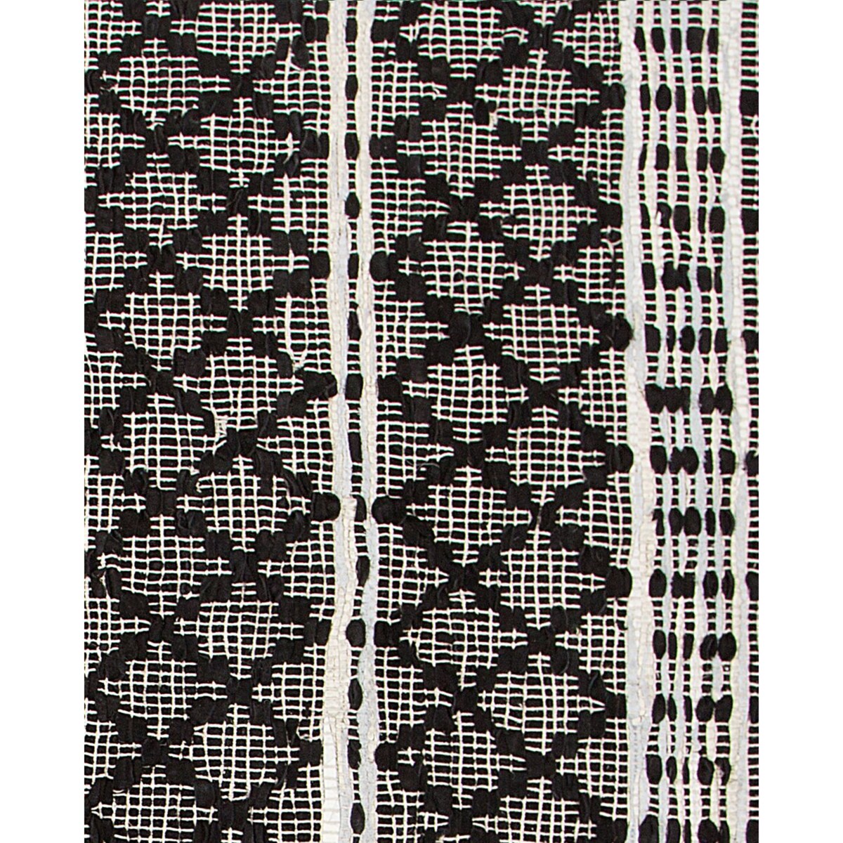 Dywan FEHIMLI 80 x 150 cm Skóra naturalna Czarny