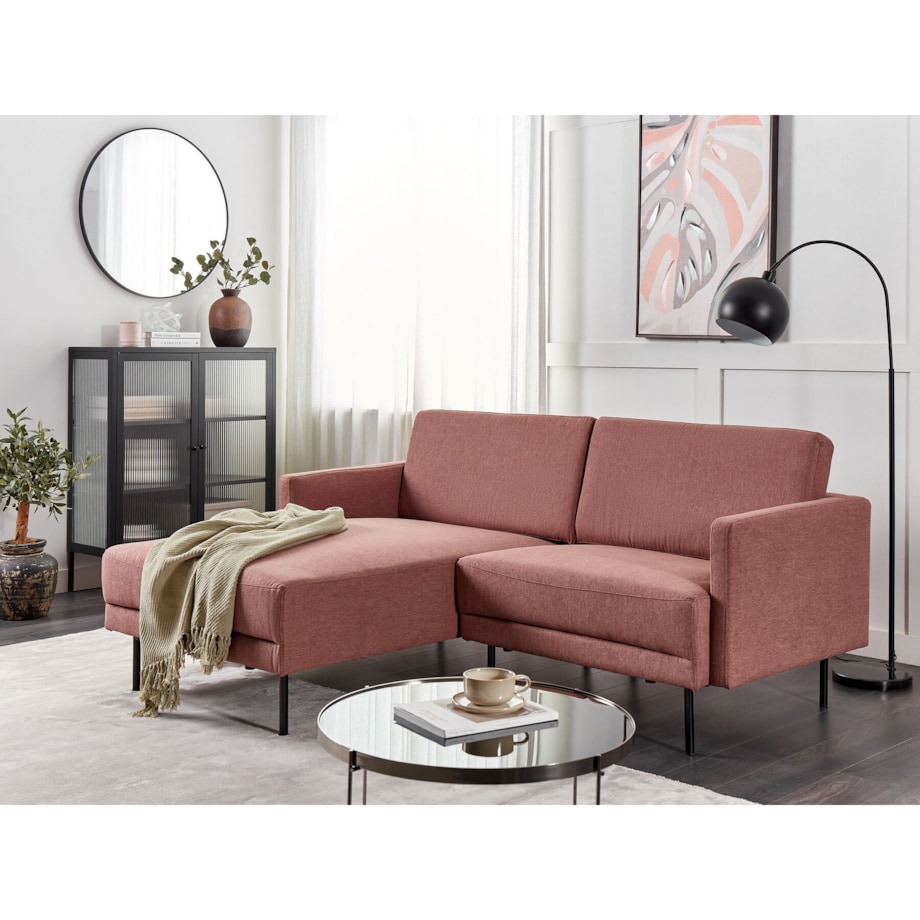 Narożnik prawostronny różowy brąz BREDA