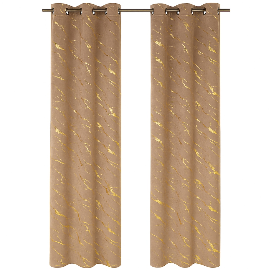 zasłona welurowa marmur 140x250 cm