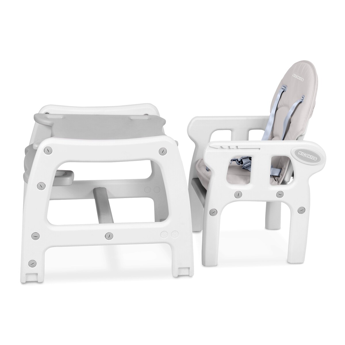 Krzesełko do karmienia sinco dla dzieci składane taca Ricokids + śliniak