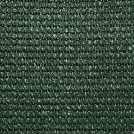 vidaXL Żagiel przeciwsłoneczny, 160 g/m², ciemnozielony, 5x5x5 m, HDPE