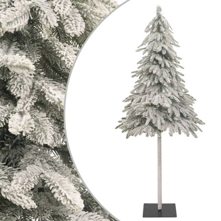 vidaXL Sztuczna choinka, ośnieżona, 210 cm