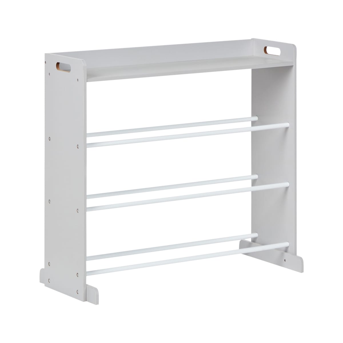 Regał z 9 pojemnikami COLLIE 78 cm Szary