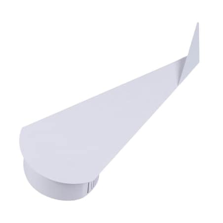 LAMPA ścienna ORIGAMI PAWN-W Abigali metalowa OPRAWA kinkiet LED 3W 3000K ptak biały