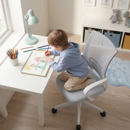 Krzesło biurowe fotel obrotowy Z30 regulowany ergonomiczny młodzieżowy