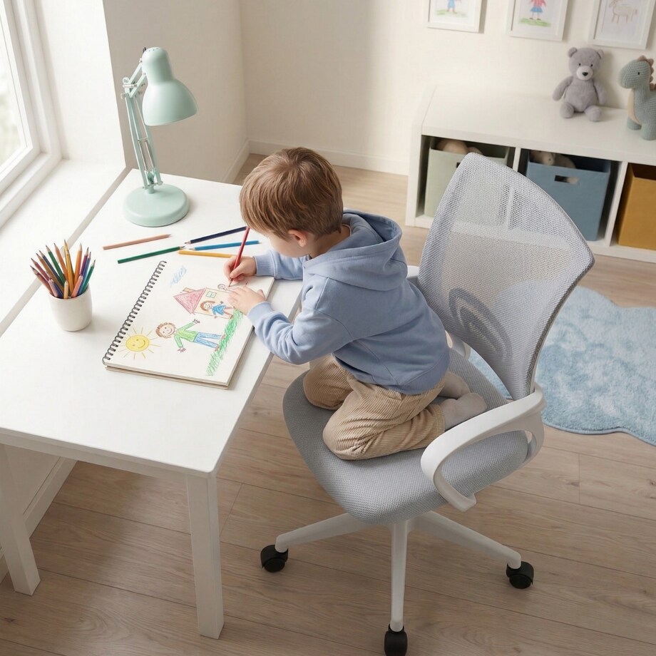 Krzesło biurowe fotel obrotowy Z30 regulowany ergonomiczny młodzieżowy