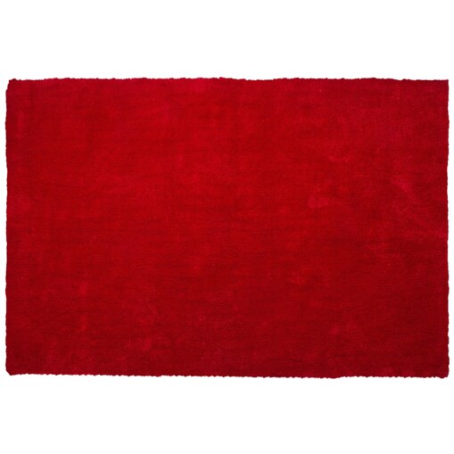 Dywan shaggy 160 x 230 cm czerwony DEMRE