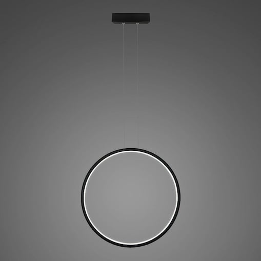 Lampa wisząca Ledowe Okręgi No.1 X 60cm 3k 32W czarny