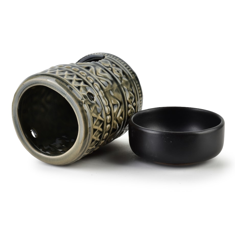 Kominek na olejek zapachowy 7,5x7,5x12cm dwuczęściowy