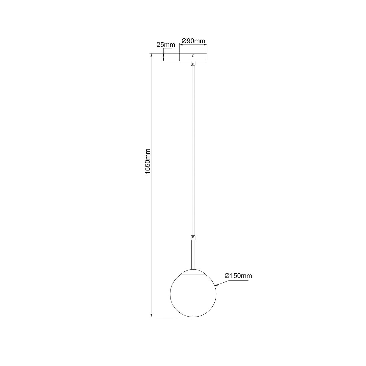 Lampa wisząca Light Prestige Dorado czarny 1 x E14 1 szt.