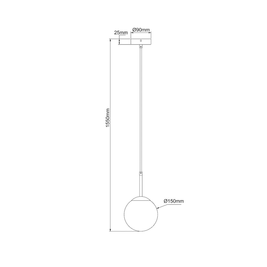 Lampa wisząca Light Prestige Dorado czarny 1 x E14 1 szt.