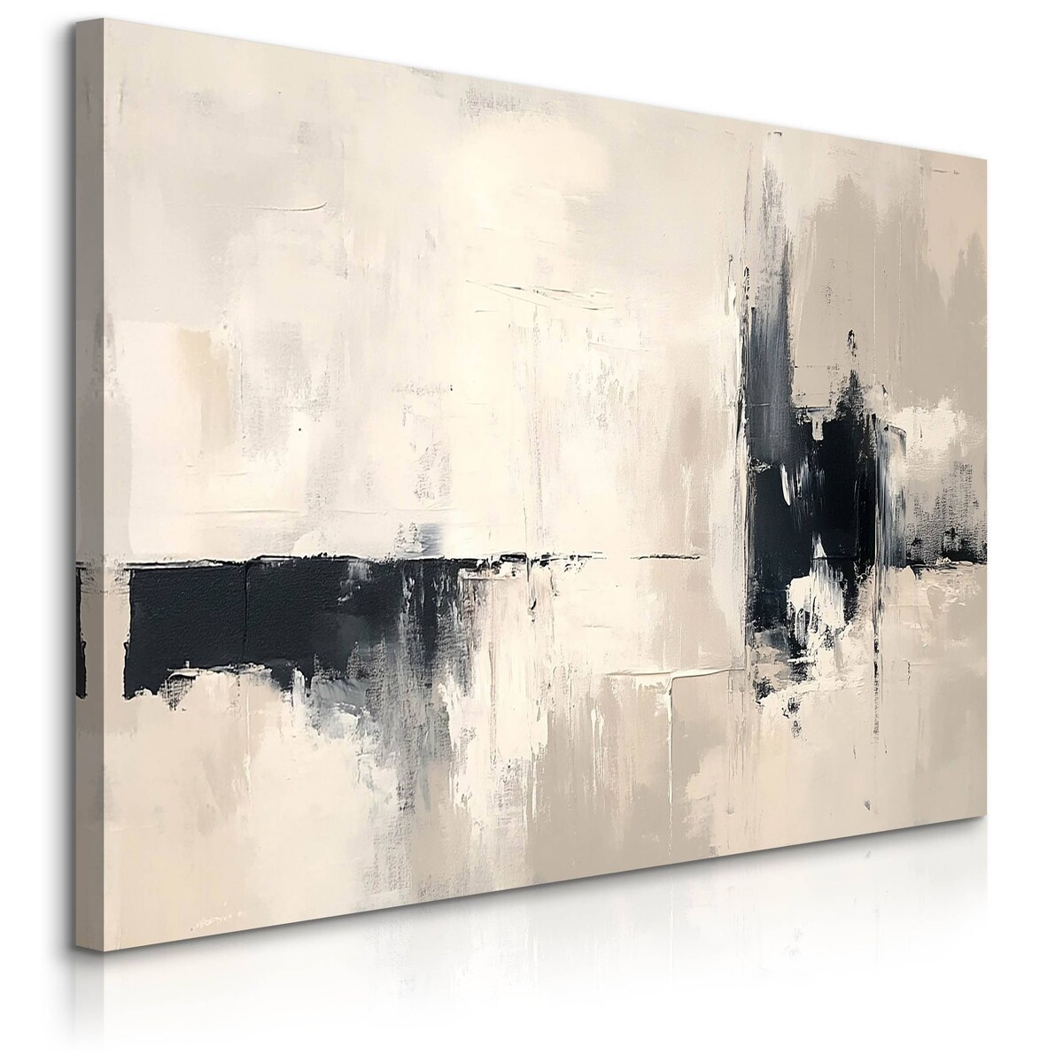 Obraz Canvas Do Salonu Sypialni Beżowa Abstrakcja Styl Boho 40x30cm