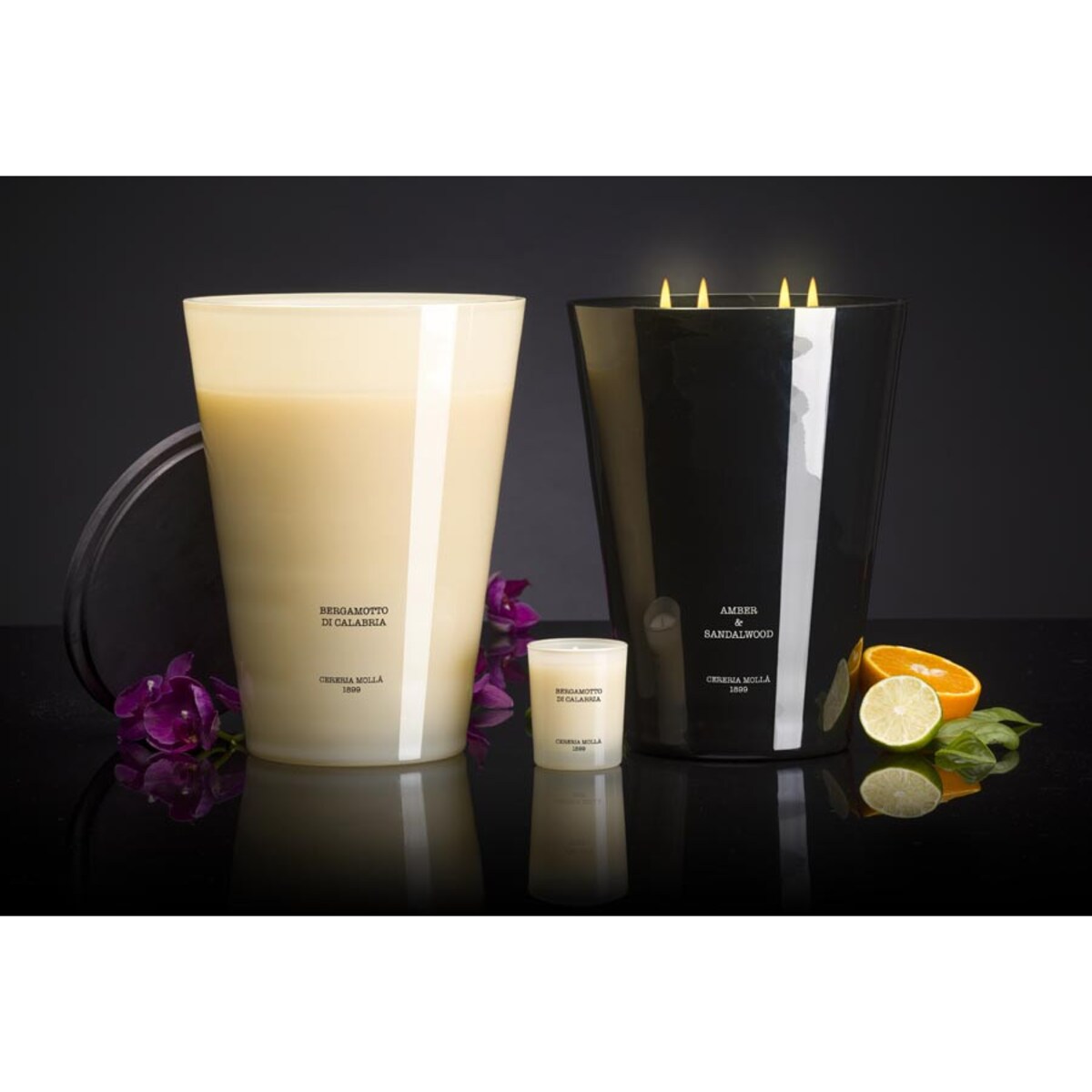 Świeca zapachowa Amber & Sandalwood, 3.5 kg, Cereria Molla